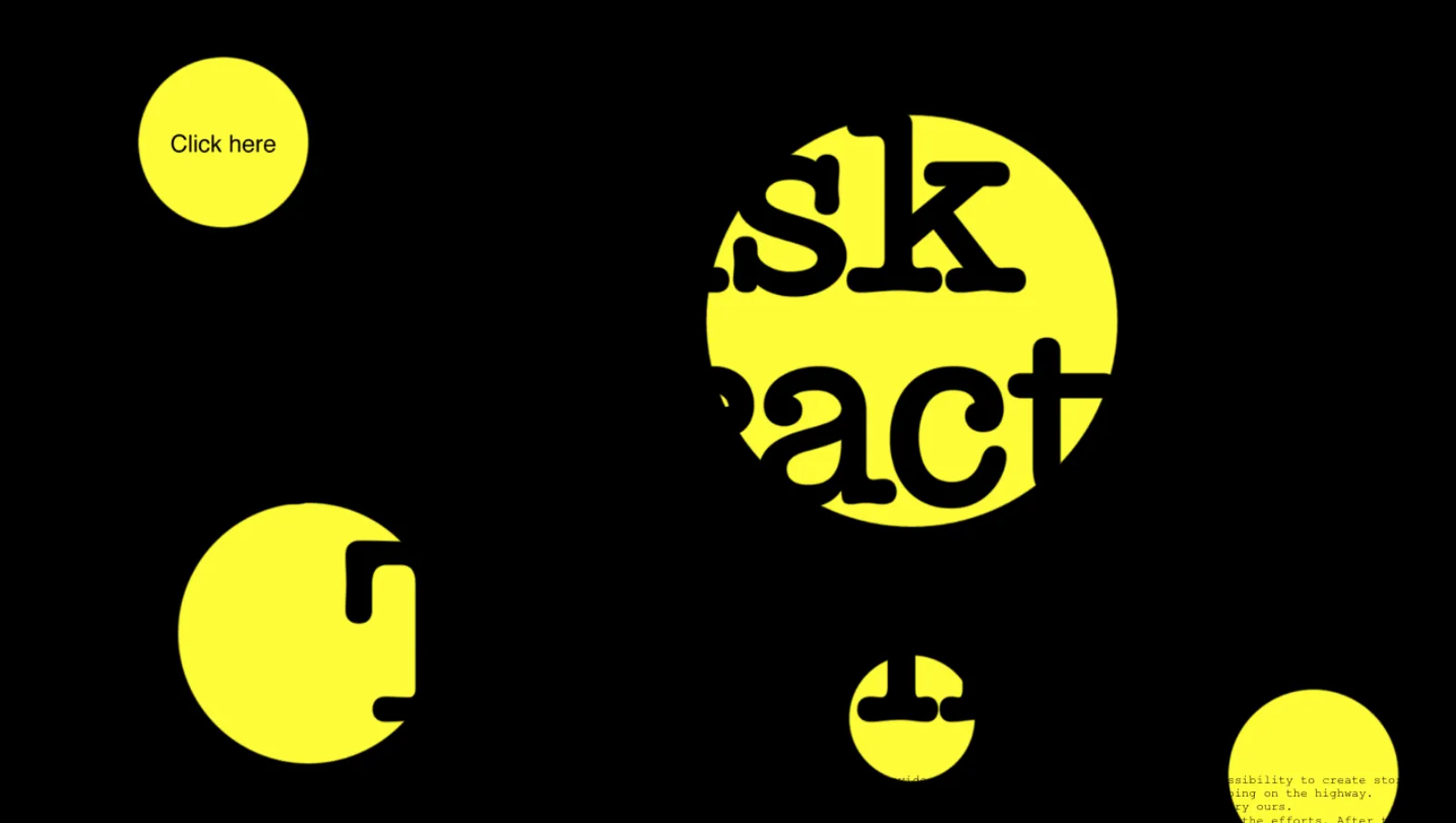 Pagina progetto del sito R.A.T. Collective