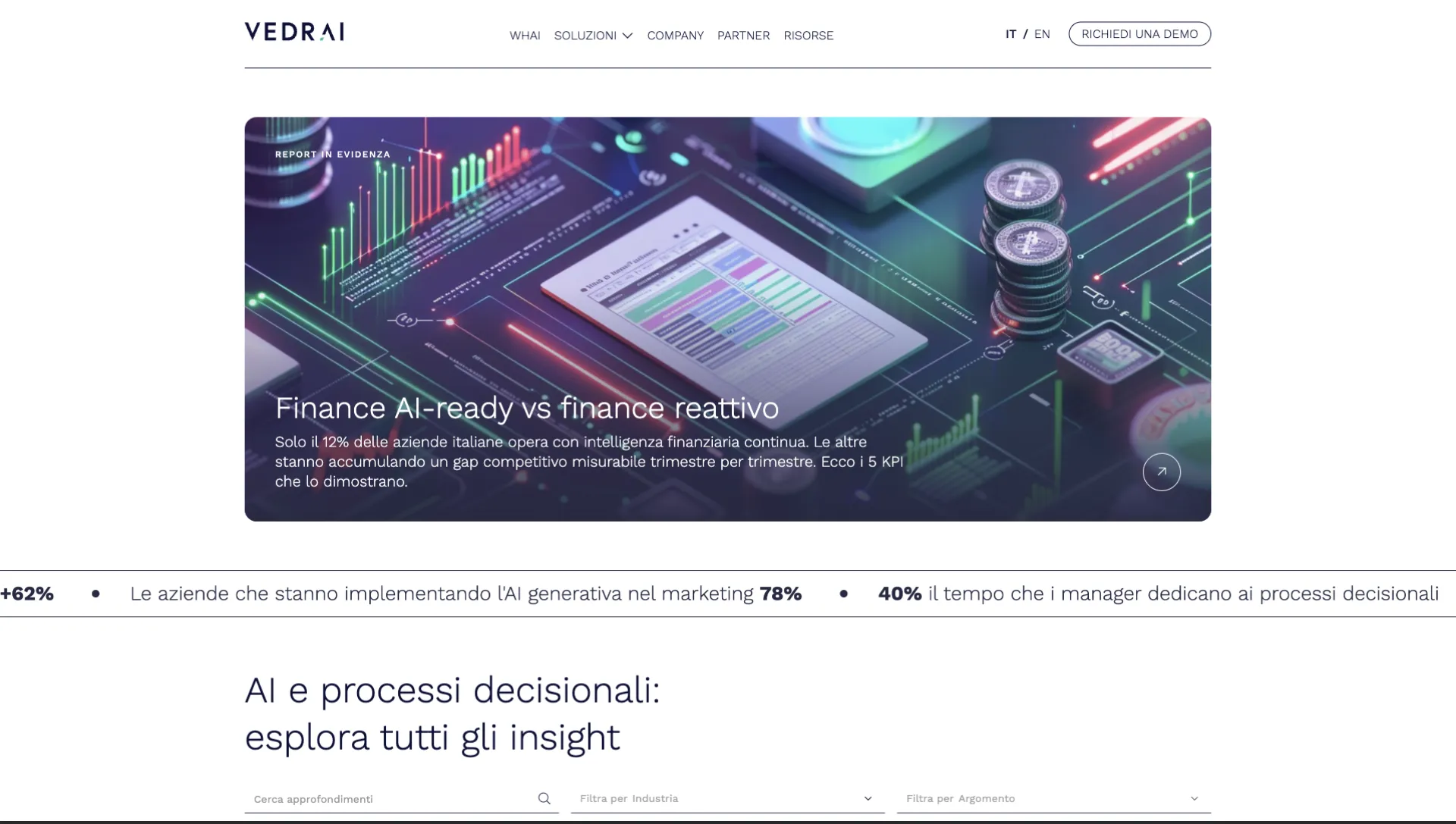 Pagina Risorse del sito Vedrai